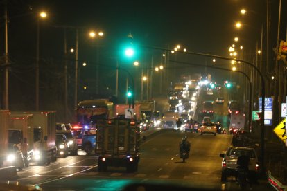 El tráfico se cerró durante el levantamiento de cadáver.