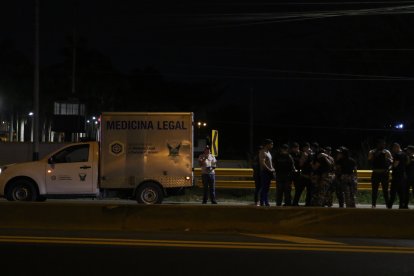 El doble asesinato ocurrió en la vía a Daule, diagonal a la Cárcel Regional