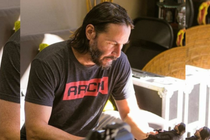 Keanu Reeves, actor y músico canadiense, nacido en Líbano.