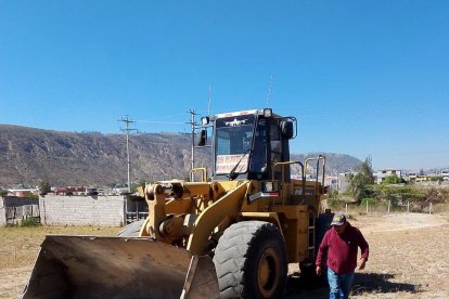 La dueña del predio había utilizado maquinaria pesada para quitar el disco lítico.
