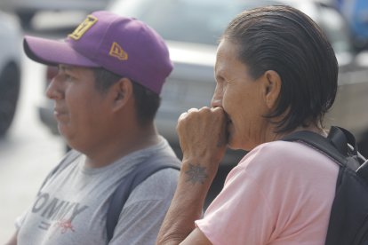 El macabro hallazgo de los restos en media via causó alarma ciudadana.