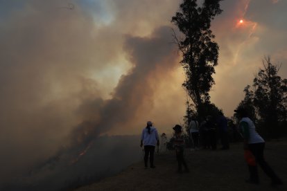 Nuevamente hubo una alerta sobre el riesgo de la contaminación del aire, debido a los incendios.