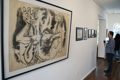 En la galería Kingman se pueden apreciar los dibujos del artista lojano Eduardo Kingman, una faceta poco conocida. Entrada libre.