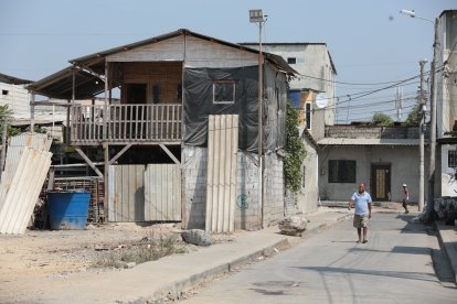 De esta casa fue sacada una de las victimas.
