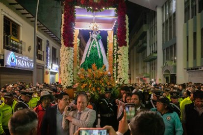 La emblemática imagen de la Virgen de El Cisne está en la Catedral de Loja, desde el 20 de agosto, cuando concluyó la tradición procesión.