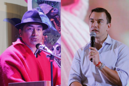 Leonizas Iza cuestionó la decisión del presidente Daniel Noboa con respecto a las planillas de luz de diciembre, enero y febrero.