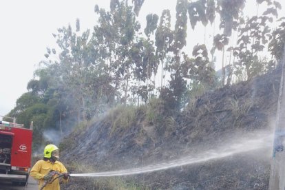 Incendios forestales afectan a Esmeraldas.