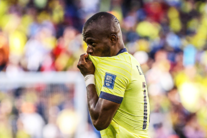 Enner Valencia anotó el gol de la victoria ante Perú.