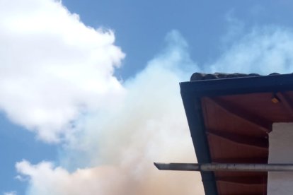 El flagelo se observa desde diferentes sectores de la capital.