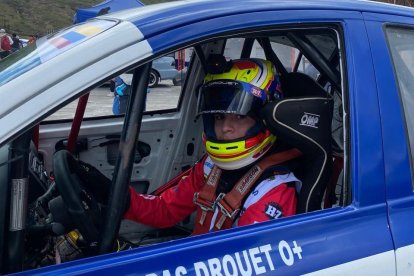 Leonidas Drouet Mora, un campeón nacional de karting que ahora hace automovilismo representando a Guayas.