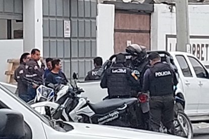 La Policía llegó al sitio.