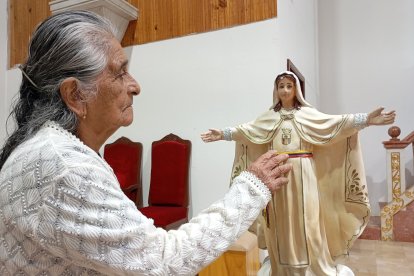 Desde su niñez, Lucía Cruz Rodríguez tiene una conexión con la Virgen de la Merced.
