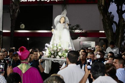La representación de la Virgen de la Merced es venerada por devotos de Manabí desde 1549.