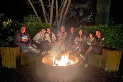 Acamparon en las faldas del cerro Mandango.