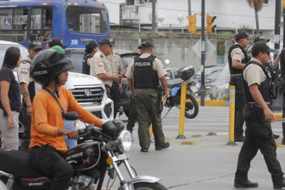 La Policía llegó al sitio del suceso.
