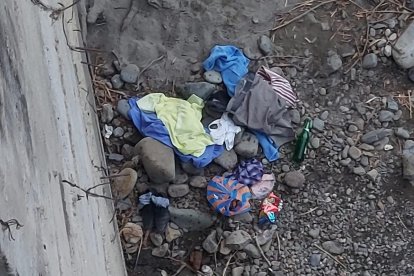 Algunos de los objetos que se encontraron en la escena.