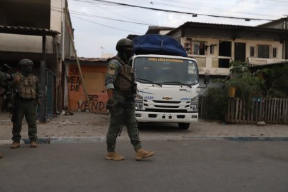 Personal militar llegó hasta el lugar.