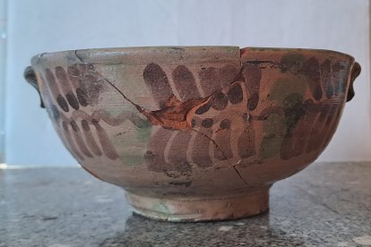 Una de las piezas halladas desde que empezaron las excavaciones en la zona de Cajabamba, cantón Colta.