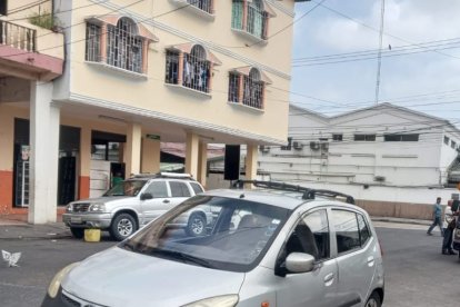 El cuerpo  de Sergio Joel Bernabé Mosquera fue hallado dentro de este vehiculo