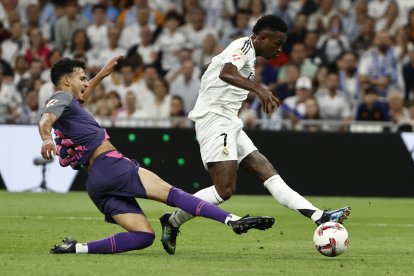 Vinícius Júnior es una de las estrellas de Real Madrid y destaca como extremo por la banda izquierda.
