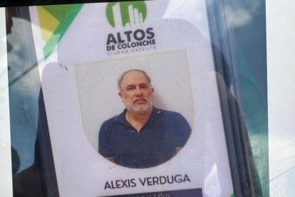 Alexis Verduga, supuesto objetivo del atentado.