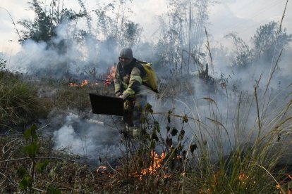 Bomberos lograron extinguir las llamas tras varias horas de trabajo.