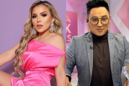 Silvana Torres conocida como La Veneno y Leonardo Quezada o Lazito.