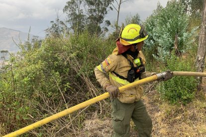 Los bomberos están en los sitios afectados por precaución.