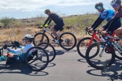Holguín cumplió 169 kilómetros de recorrido camino al Chimbortazo. Lo hiz en cuatro etapas hasta llegar a 4883 m de altura.
