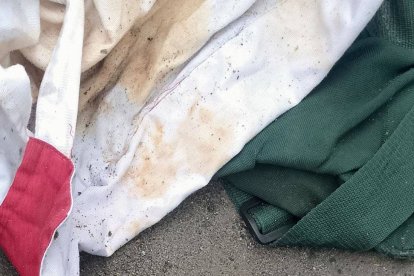 Aquí se encontró la osamenta.