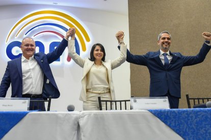 Binomio del partido político Movimiento Revolución Ciudadana