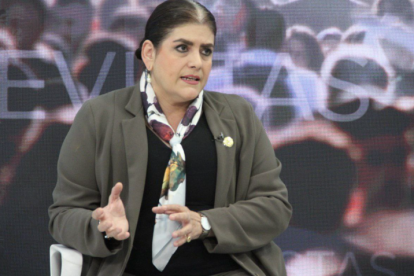 la Comisión de Fiscalización reanudó el juicio político contra Mónica Palencia, ministra del Interior.