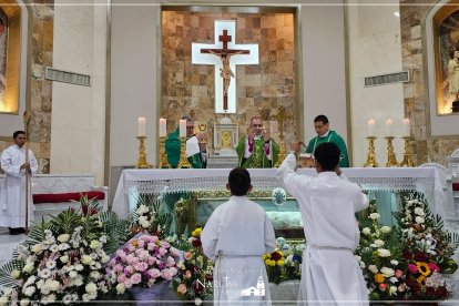 En el Santuario se ofició una misa de inicio de la preparación hacia la declaración de Santa Narcisa.