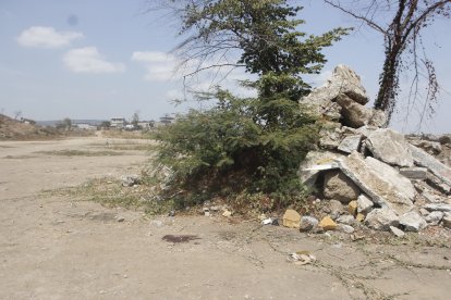 En este lugar fue encontrado el cadáver.