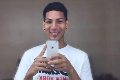 La víctima en Manta.