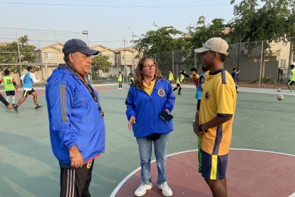 Los entrenadores que están a cargo:Roberto Sotomayor, Ruth Molina y Sergio Sares.