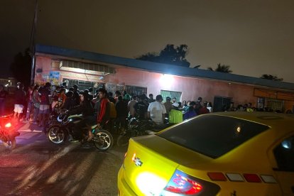 La ciudadanía estuvo alarmada en el barrio Jaime Roldós por el crimen.