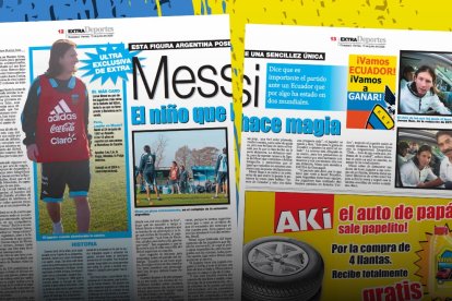 Lionel Messi en exclusiva en EXTRA.