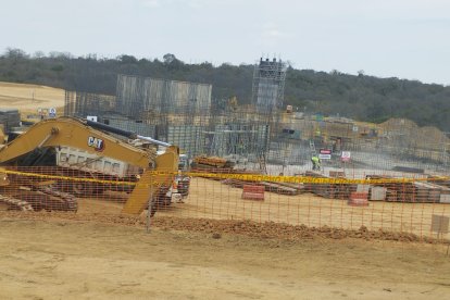 Maquinaria pesada fue vista en el territorio.