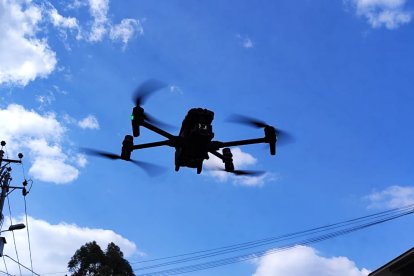 Volar un dron no es permitido en algunas partes del Centro Histórico.