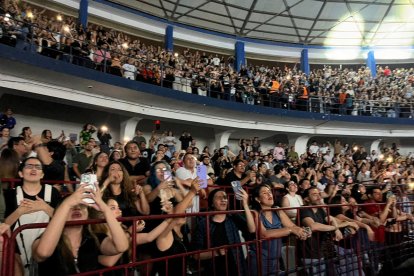 Los fans que asistieron al Voltaire Paladines corearon a todo pulmón ‘Nuestro juramento’.