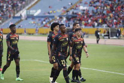 NACIONAL VS BARCELONA FECHA: 04/10/2024 FOTOGRAFO: GUSTAVO GUAMAN PERIODISTA:ROBERTO VILLAVICENCIO AG-PERIODISTAS AG-GRANASA AG-PERIODISTAS-QUITO