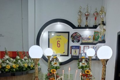 El sitio en Quinindé preparado para Roberto Cabezas.