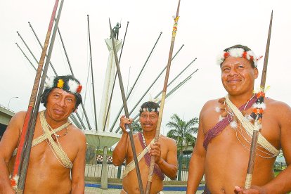 Los Huaoranis llegaron con sus lanzas hasta Guayaquil.