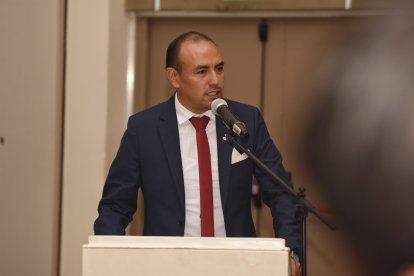 Santiago Rosero es el presidente de la Federación Ecuatoriana de Ciclismo.