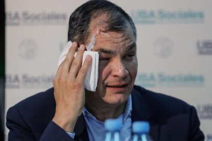 El expresidente ecuatoriano Rafael Correa.