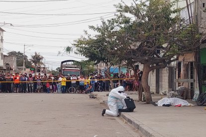 El crimen fue en un barrio de La Libertad.