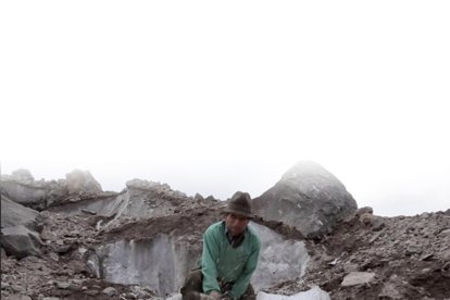 Baltazar Ushca, el  “último hielero del Chimborazo” fue uno de los personajes más conocidos en Chimborazo.