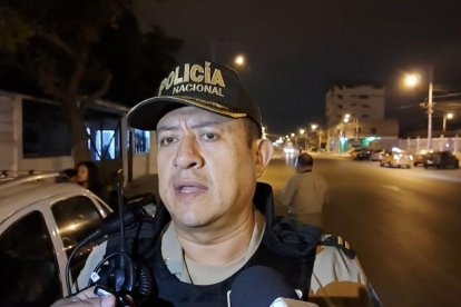 El coronel Edmundo Egas, jefe policial del distrito La Libertad – Salinas, dio detalles del ataque.