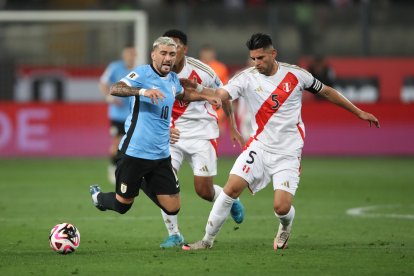 Perú y Uruguay se midieron este 11 de octubre en las Eliminatorias Sudamericanas.